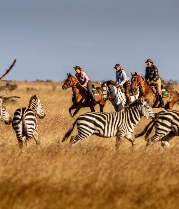 Safari a caballo en Kenia